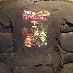 Vintage metal Hammer shirt 198 9